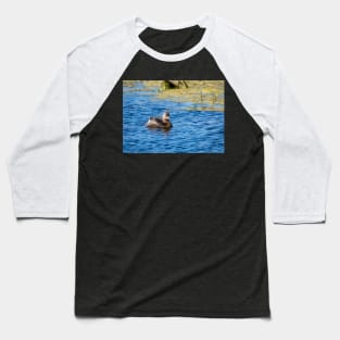 Pie-billed Grebe On A Sunny Day Baseball T-Shirt